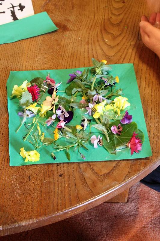 お庭からつんできたお花です | マルカ日記 | マルカ木工